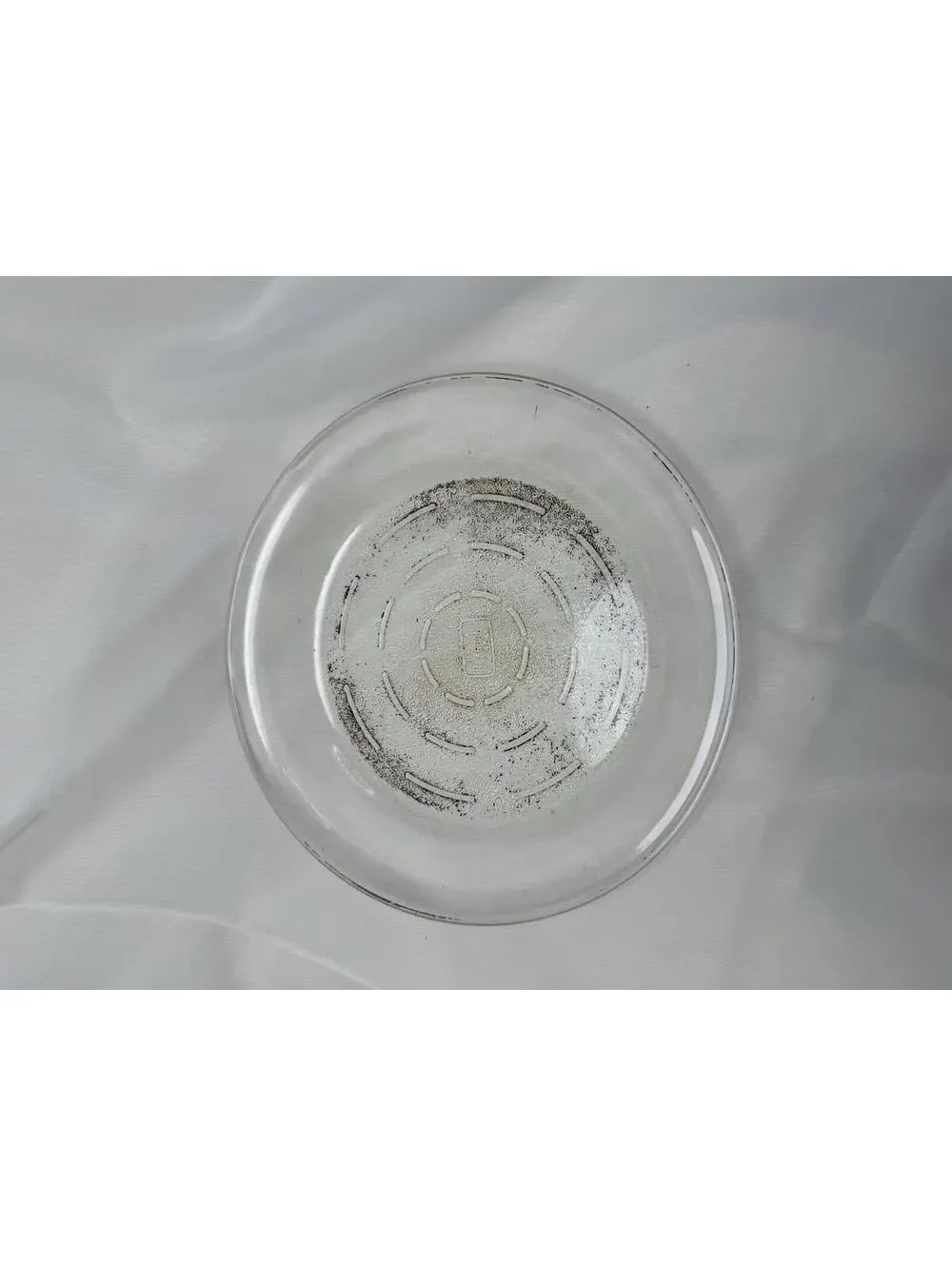 Vintage Glasbake 245-2 Clear Glass Pie Plate 9” Oven Bakeware Made in USA